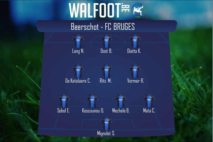 Composition FC Bruges | Beerschot - FC Bruges (17/01/2021)