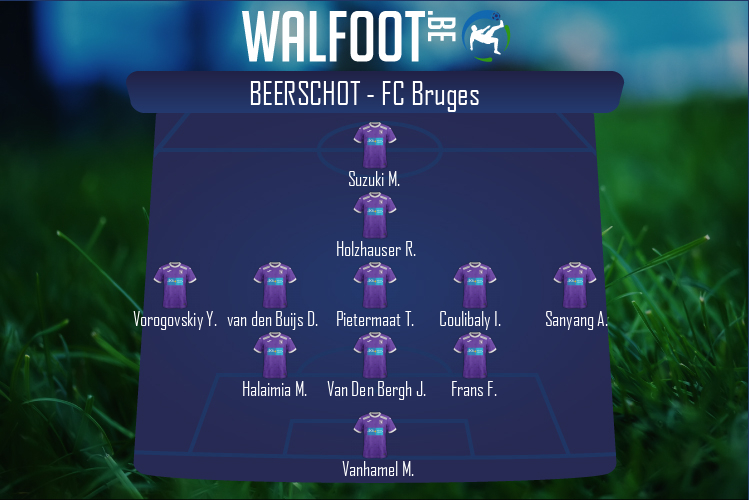 Composition Beerschot | Beerschot - FC Bruges (17/01/2021)