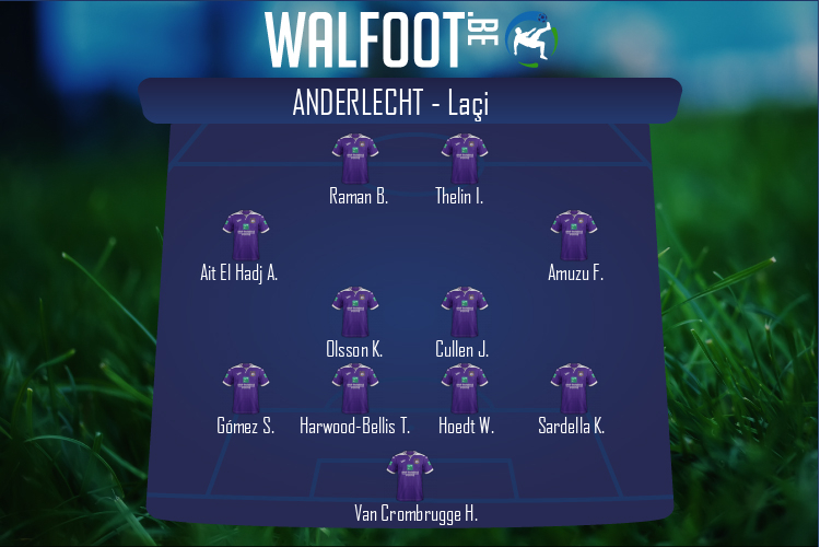 Composition Anderlecht | Anderlecht - Laçi (12/08/2021)