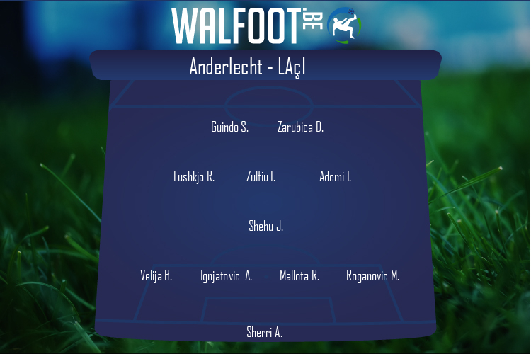 Composition Laçi | Anderlecht - Laçi (12/08/2021)