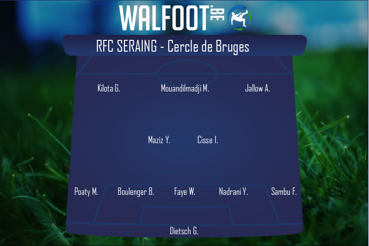 Composition RFC Seraing | RFC Seraing - Cercle de Bruges (21/08/2021)