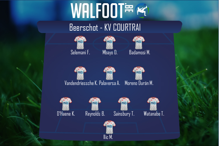 KV Courtrai (Beerschot - KV Courtrai)