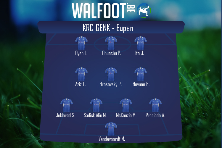 Composition KRC Genk | KRC Genk - Eupen (03/04/2022)