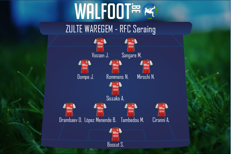 Zulte Waregem (Zulte Waregem - RFC Seraing)