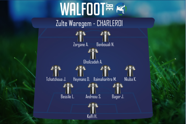 Composition Charleroi | Zulte Waregem - Charleroi (21/08/2022)