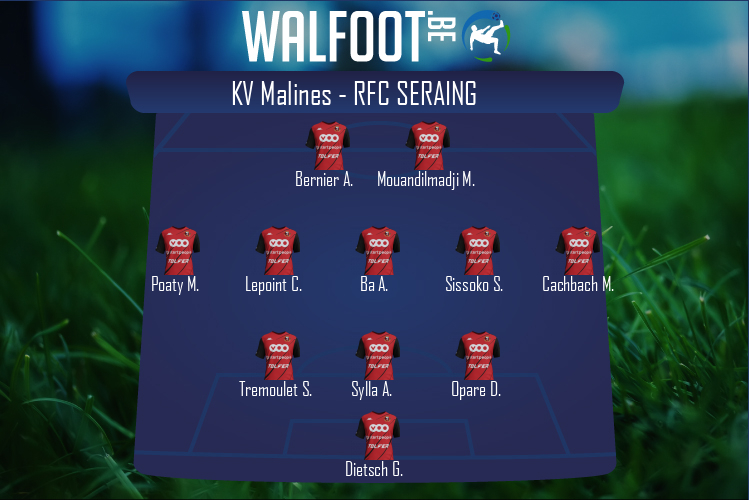 Composition RFC Seraing | KV Malines - RFC Seraing (03/09/2022)