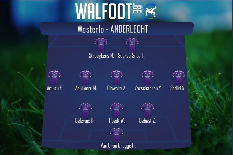 Composition Anderlecht | Westerlo - Anderlecht (11/09/2022)