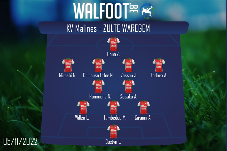 Zulte Waregem (KV Malines - Zulte Waregem)