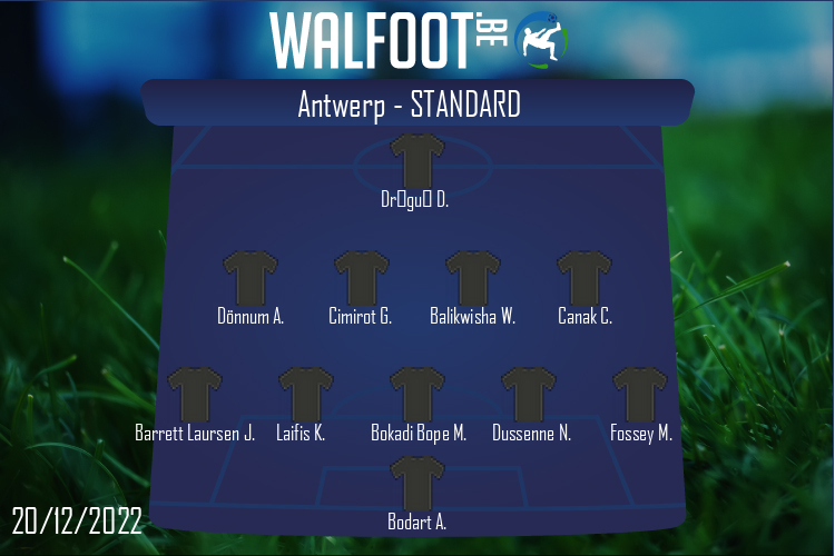 Composition Standard | Antwerp - Standard (20/12/2022)