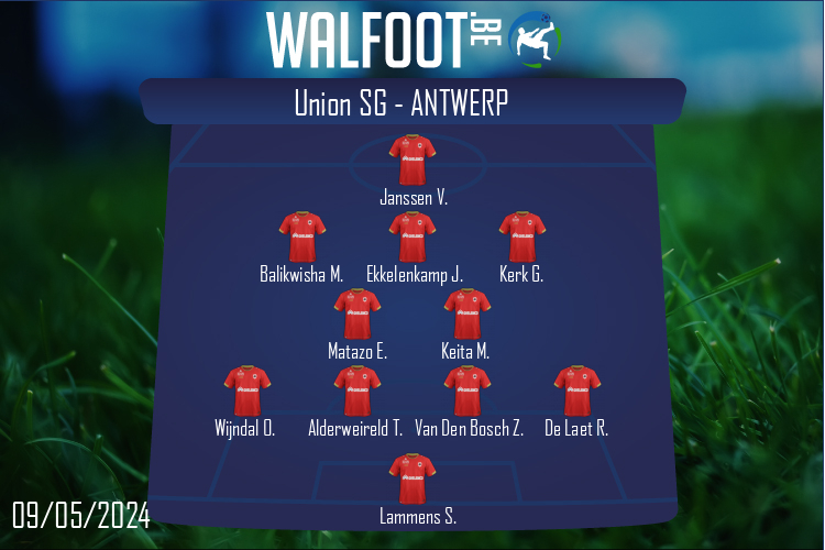 Composition Antwerp | Union SG - Antwerp (09/05/2024)