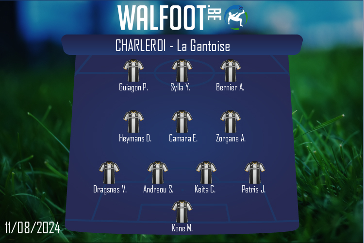 Composition Charleroi | Charleroi - La Gantoise (11/08/2024)