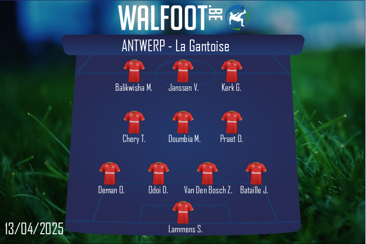 Composition Antwerp | Antwerp - La Gantoise (13/04/2025)