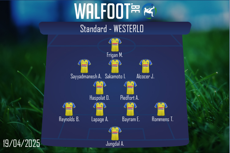 Composition Westerlo | Standard - Westerlo (19/04/2025)