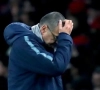 Le coach de Chelsea Maurizio Sarri démonte ses joueurs après la défaite contre Arsenal