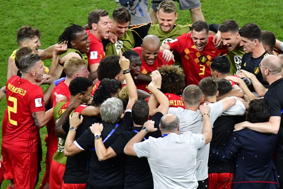 Sans surprise, la Belgique reste numéro 1 mondiale, le classement FIFA n'ayant pas changé