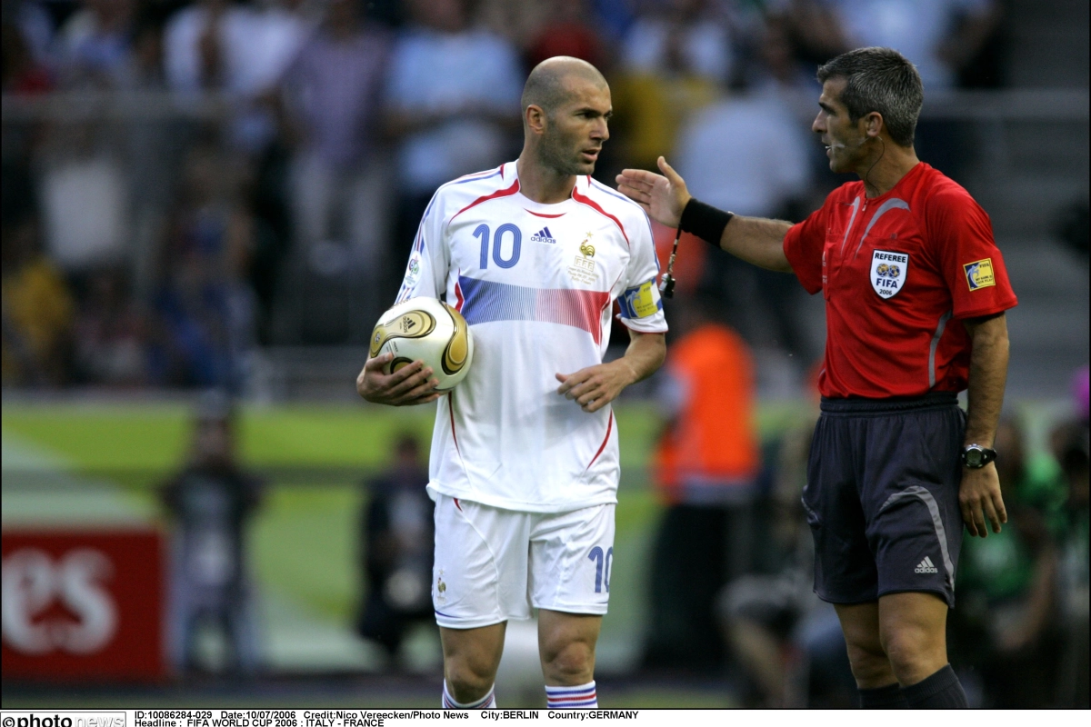 Coupe du monde 2006 : L'arbitre de la finale revient sur le coup de tête de Zidane