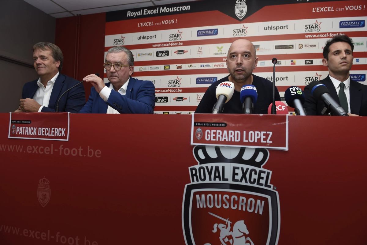 L'Excel Mouscron officiellement repris, Gérard Lopez présente le projet