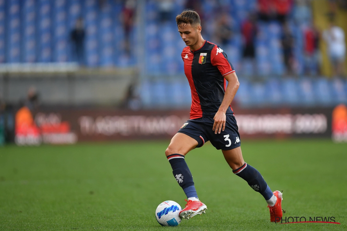 Zinho Vanheusden a effectué son retour avec la Genoa