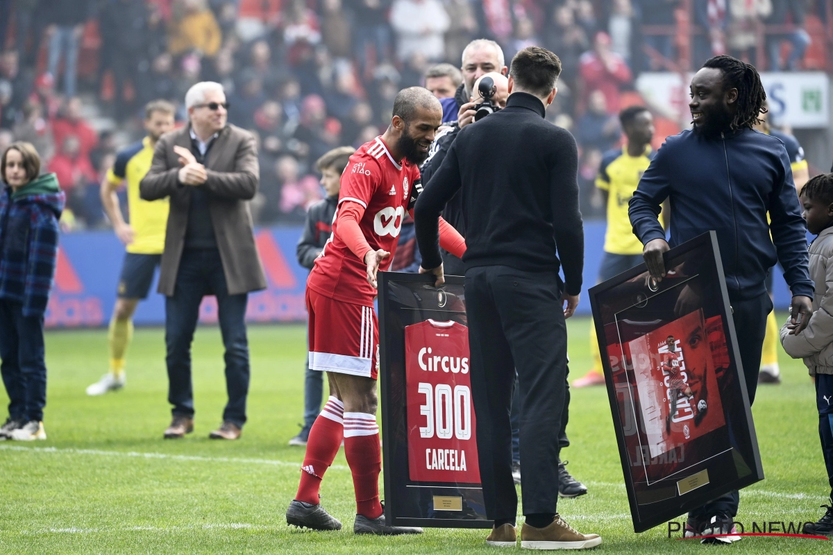 📷 Mehdi Carcela mis à l'honneur pour sa dernière à Sclessin 