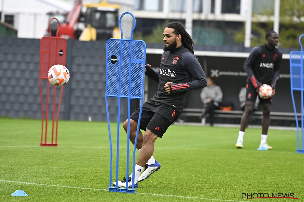 Jason Denayer bien présent lors du dernier entraînement des Diables Rouges