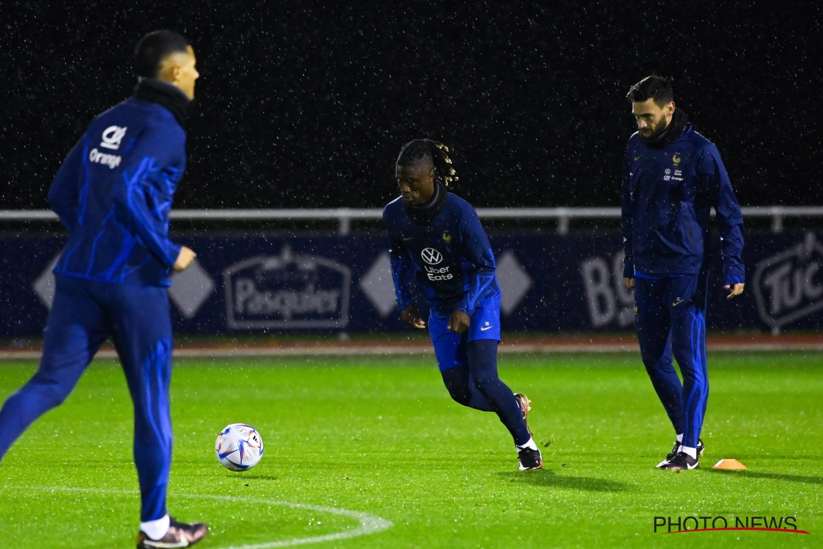 Nouvelle alerte pour la France : un milieu de terrain absent de l'entraînement