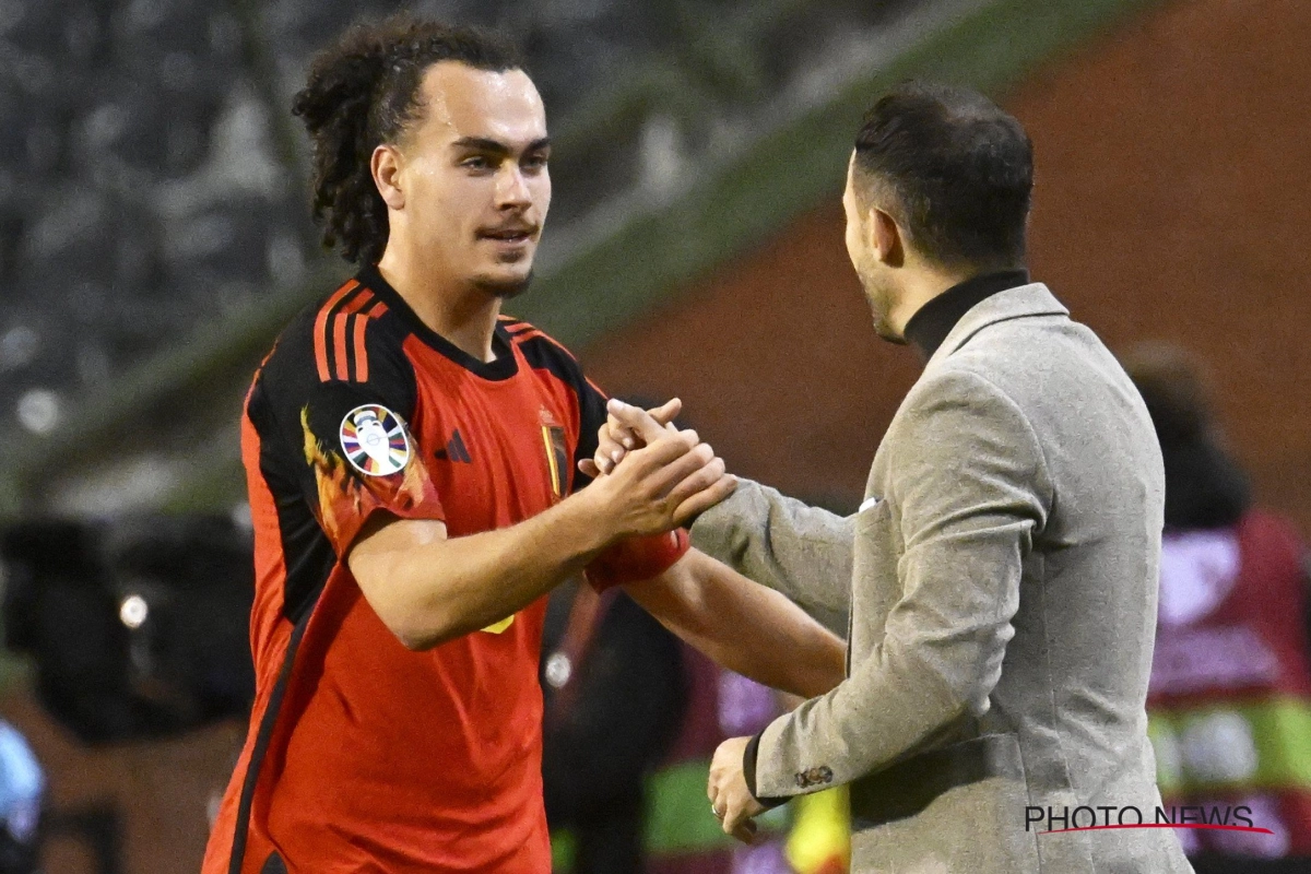 L'avenir de Theate chez les Diables n'est pas au back gauche... mais il ne veut pas (encore) y penser 