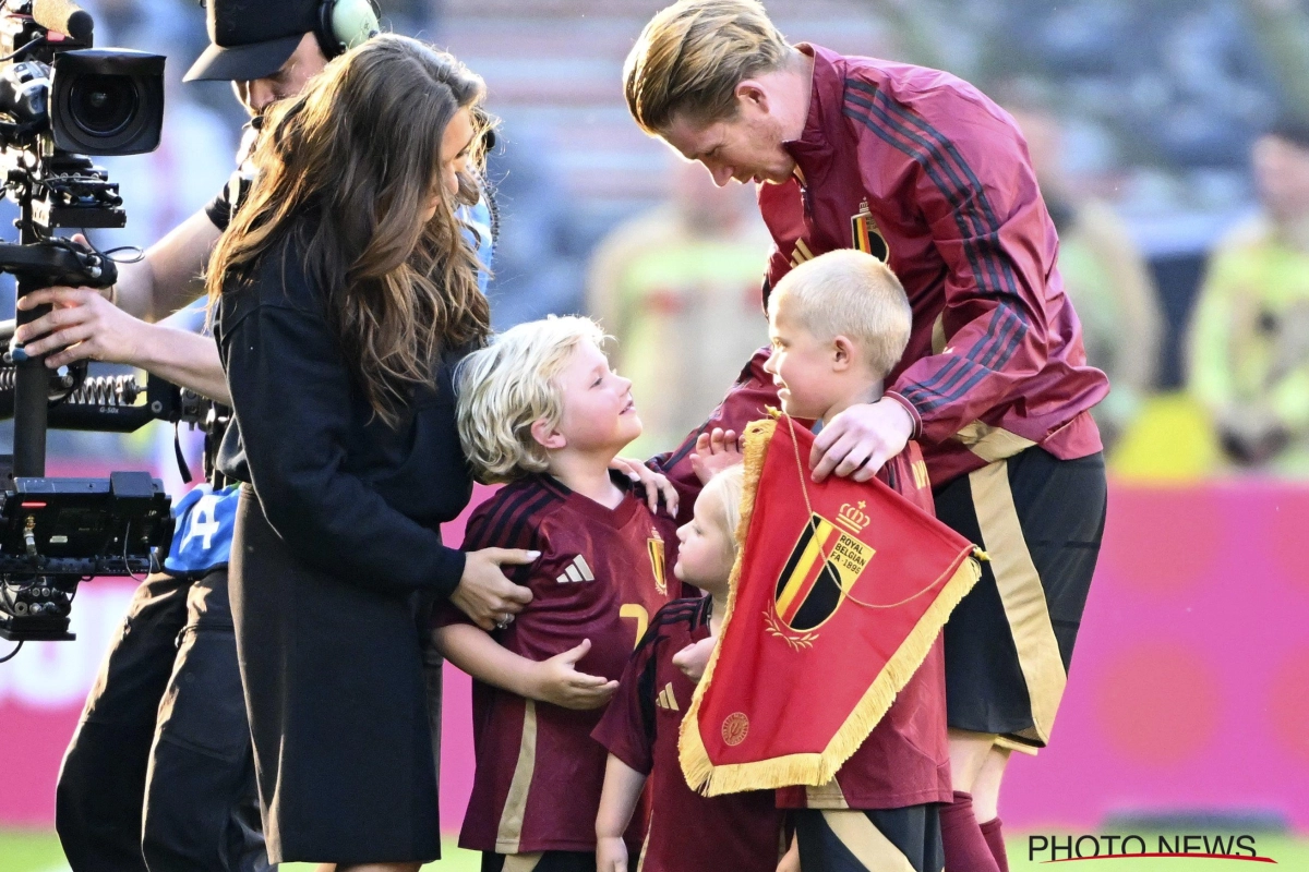 📷 Au panthéon du football belge : Kévin De Bruyne mis à l'honneur avant l'amical contre le Monténégro