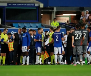 Les supporters de l'Hajduk Split tentent d'envahir la pelouse d'Everton