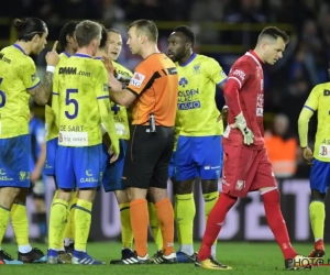 Les Trudonnaires furieux après le penalty brugeois, inexistant à leurs yeux