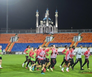 📷 Les Diables à l'entraînement à l'ombre de la mosquée de Kazan