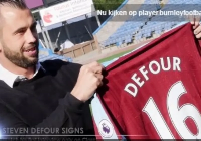 Steven Defour déjà titulaire avec Burnley