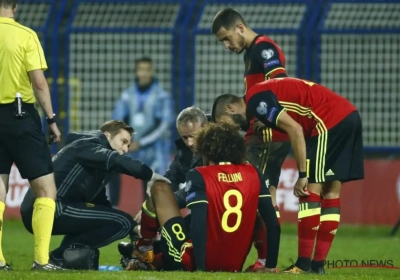 Martinez craint le pire pour Fellaini: "Je crois que les ligaments sont touchés"