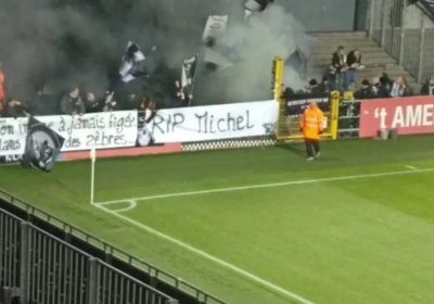 Le Sporting Charleroi, ses joueurs et ses supporters ont rendu hommage à Michel Malherbe