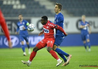 Dylan Mbayo, le double buteur héroïque de Courtrai : "Je suis très heureux"