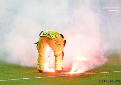 Pour le CEO de la Pro League, certains supporters "cachent les fumigènes dans leurs orifices corporels"