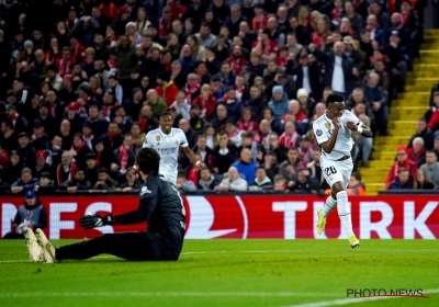 Malgré une boulette de Courtois, le Real Madrid humilie Liverpool à Anfield