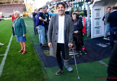 📷 Mehdi Bayat le visage marqué en tribunes : les supporters carolos n'ont pas eu pitié de lui pour autant 