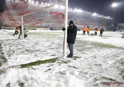 La neige touche aussi le monde professionnel : un club wallon voit son match de reprise postposé