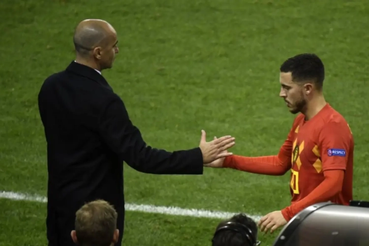 Roberto Martinez et la blessure d'Eden Hazard: "Ce n'est pas le moment de penser à l'Euro!"