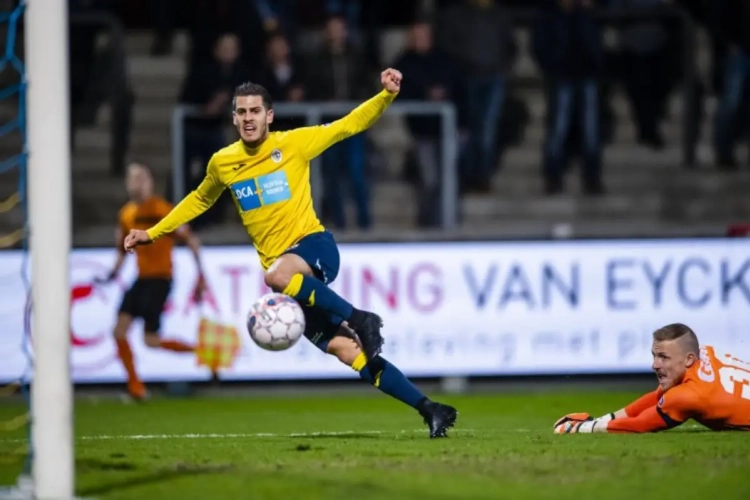 Comme un symbole, Loris Brogno marque pour le Beerschot Wilrijk en Play-Offs 2