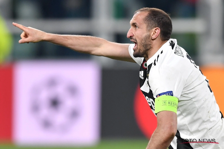 L'indisponibilité de Giorgio Chiellini à la Juventus est connue