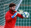 Alisson Becker très ému lors du baptême de Roberto Firmino