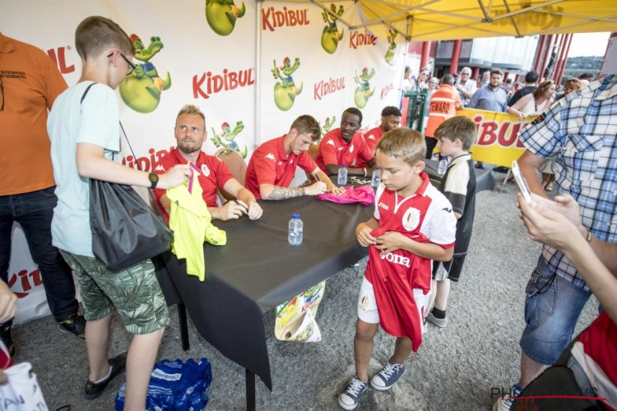 Le Standard faisait la fête à ses supporters en ce 21 juillet