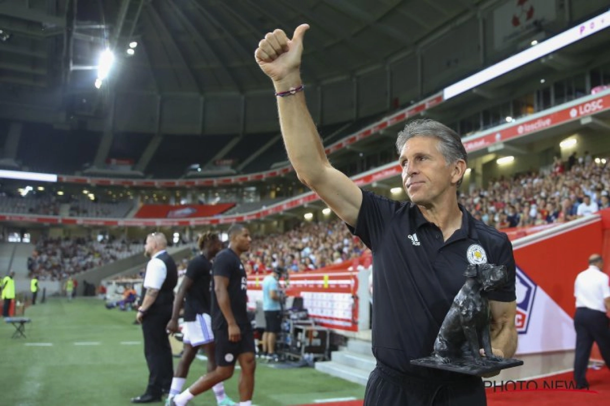 L'entraîneur de Leicester City Claude Puel place un Belge dans son équipe de rêve