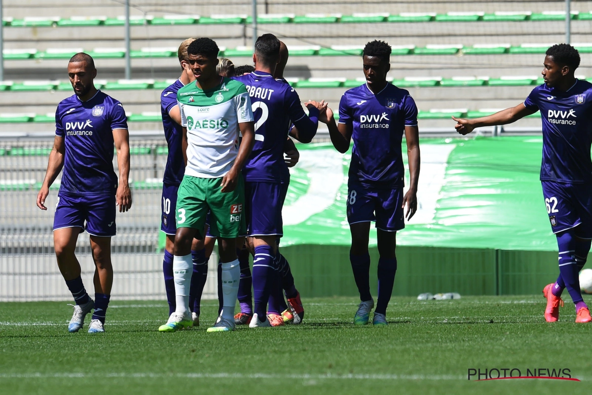 Anderlecht bat Saint-Etienne deux fois, mais perd Kompany