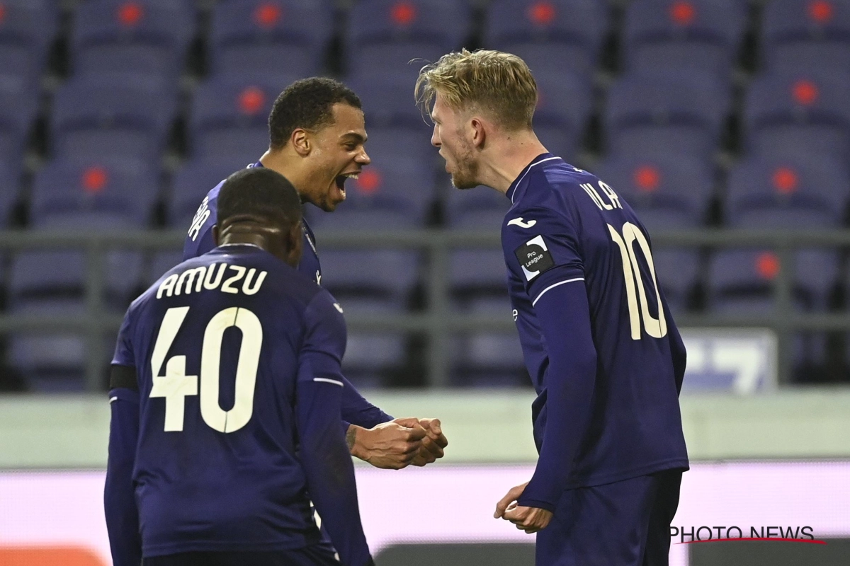 Anderlecht sur le podium, Charleroi au trente-sixième dessous 