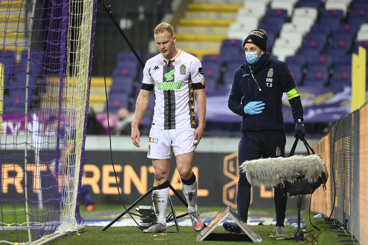 Inquiétude à Charleroi autour de la blessure de Van Cleemput