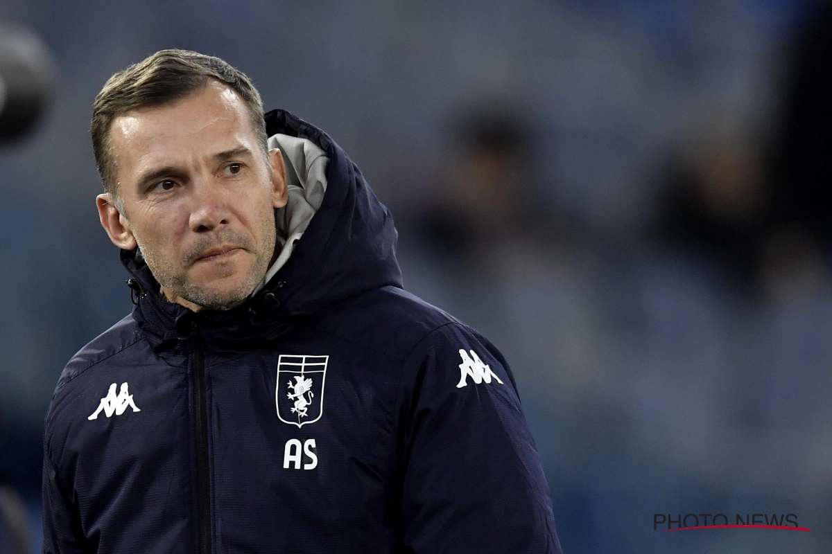 Andriy Shevchenko n'est plus l'entraineur de Zinho Vanheusden