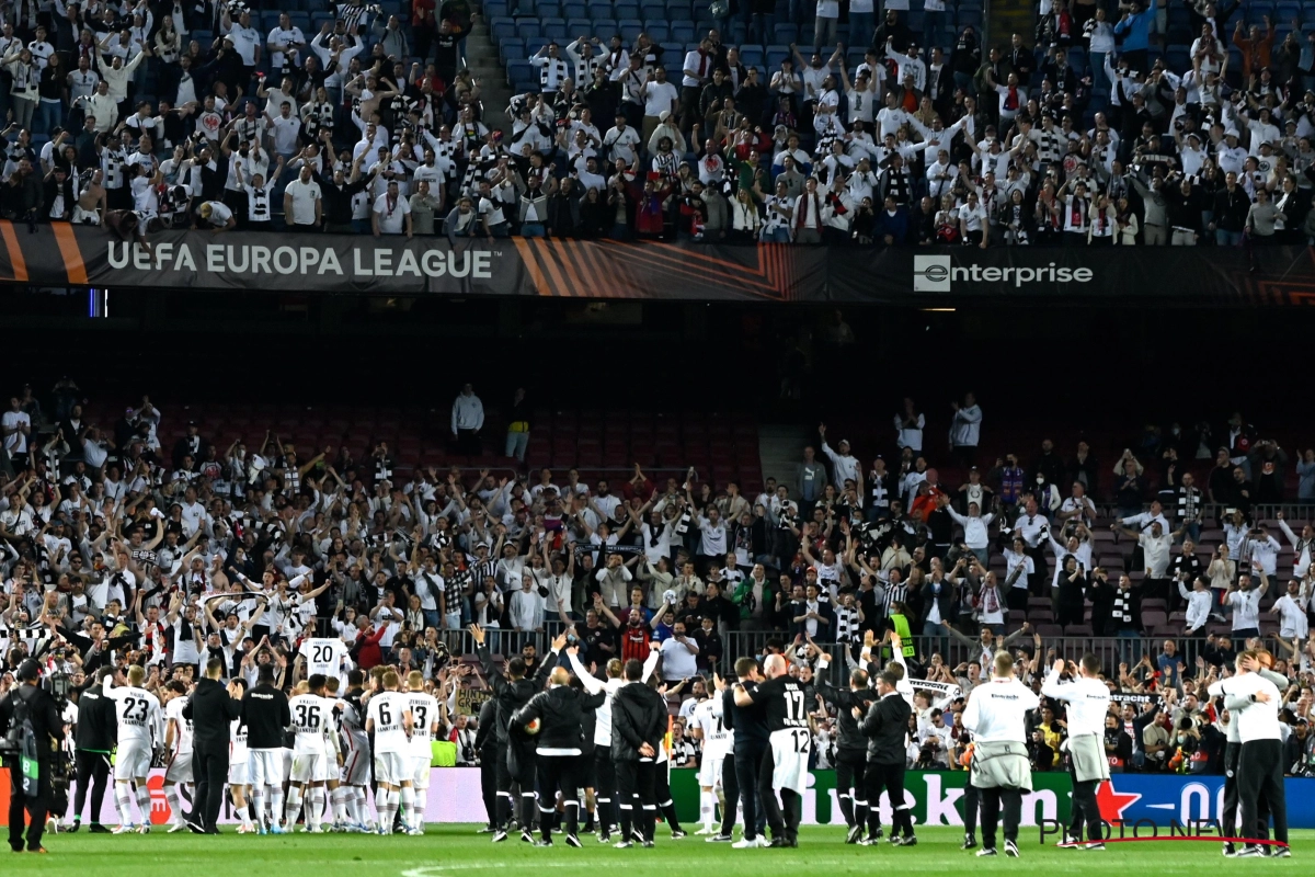 🎥 La scène de folie des supporters de Francfort après la qualification en finale de l'Europa League