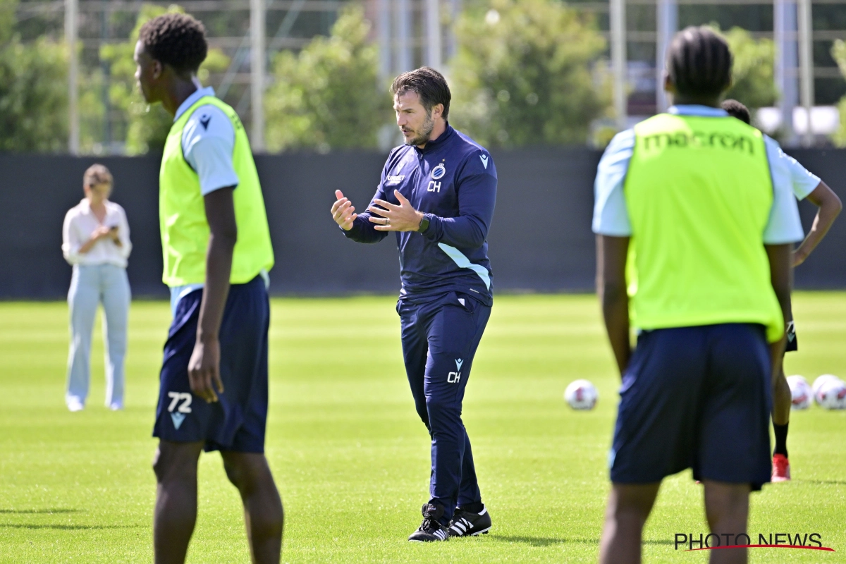 📷 Une flopée d'absents pour la reprise des entraînements du Club de Bruges